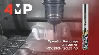Miniature : 4MP Usinage : Opération de rainurage dans l'aluminium
