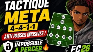 Miniature : TACTIQUE META 4411 ANTI PASSES INCISIVES 🔥! IMPOSSIBLE À PERCER SUR FC 26🧏🏾