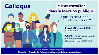 Miniature : Restitution graphique des échanges de la matinée du colloque DGAFP du 31 mars 2026 au CNAM