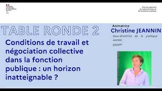 Miniature : Mieux travailler dans la fonction publique. Quelles solutions pour relever le défi ? : Table ronde 2