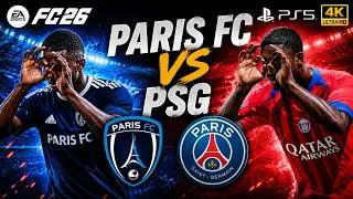Miniature : EA SPORTS FC 26 PS5 | Paris FC vs PSG | Ligue 1 4K Gameplay