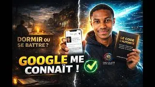 Miniature : 99% DES GENS IGNORENT ÇA !  (Mon secret pour dominer Google) tape LOUTALADIO Danick Arcel sur Google