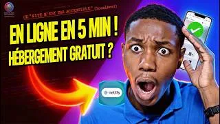 Miniature : Comment Héberger un Site Web Gratuitement en Ligne | Tuto Netlify par Loutaladio Danick(DG Club)