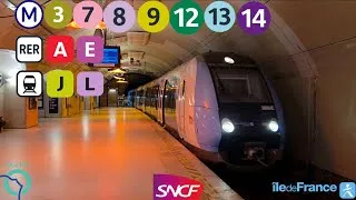 Miniature : Les Correspondances – Opéra, Auber, Havre-Caumartin, St-Augustin et St-Lazare – RATP, SNCF et IDFM