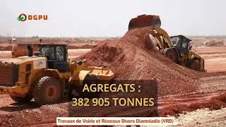 Miniature : VOIRIE ET RÉSEAUX DIVERS DU PÔLE URBAIN DE DIAMNIADIO : LES TRAVAUX EXÉCUTÉS À 80%