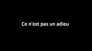Miniature : Ce n'est pas un adieu