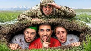 Miniature : CACHE CACHE contre des MILITAIRES avec les FRENCH TACOS !  