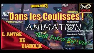 Miniature : Borderlands 3 - Dans les Coulisse : Animation 22 : RnR Intro Pre Vis