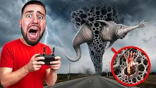 Miniature : J'AI TROUVÉ UNE TORNADE TRYPOPHOBIE QUI ASPIRE HAND SEA MONSTER vraie vie !! 😨
