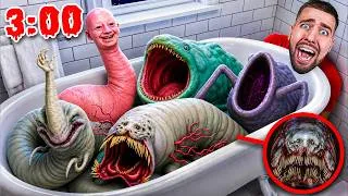 Miniature : J'ai fait naître IRON LUNG SEA MONSTER, BLOOP, SEA EATER dans ma BAIGNOIRE vraie vie !! 😨