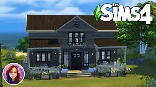 Miniature : Maison en bois cozy au bord de la plage 🌲⛱️ | Sims 4 Stop Motion Build | No CC