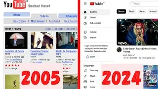 Miniature : Evolution youtube de 2005 à 2024