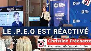 Miniature : Relance du PEQ : les annonces et précisions de Christine Fréchette à Québec