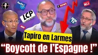Miniature : TAPIRO VEUT BOYCOTTER L'ESPAGNE, France - Maroc, Korsia en Roue Libre, BOUAMRANE HUMILIÉ PAR CNEWS