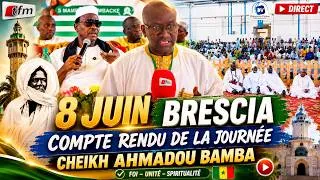 Miniature : 8 JUIN BRESCIA - Journée Cheikh Ahmadou Bamba : compte rendu de l'événement en wolof et en français.