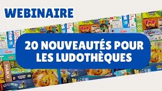 Miniature : Webinaire - 20 nouveautés pour les ludothèques