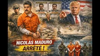 Miniature : Nicolás Maduro arrêté aux États-Unis : procès pour narcoterrorisme