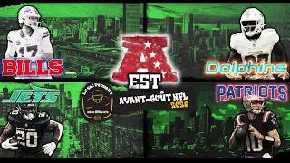 Miniature : Analyses et Prédictions NFL 2026 : AFC Est - Le Sac du Quart