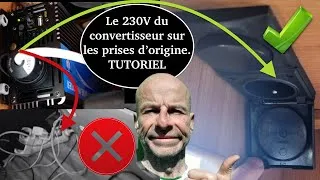 Miniature : Alimenter les prises D'ORIGINE avec votre convertisseur? C'est possible ! Tutoriel complet.