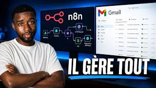 Miniature : J'ai créé un agent IA qui gère mes emails en 10 min sans coder avec n8n