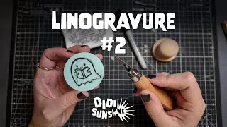 Miniature : Je crée mon tampon en linogravure pour dédicacer mon livre 📕