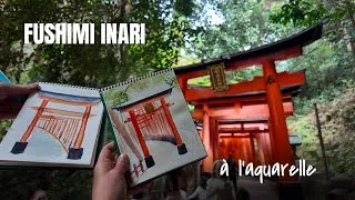 Miniature : Visite insolite de Fushimi Inari : carnet de voyage à l’aquarelle avec une artiste 👩‍🎨