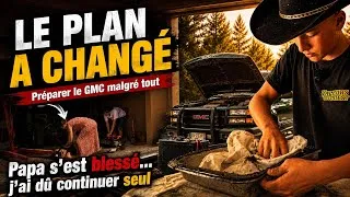 Miniature : PAPA S'EST BLESSÉ !  j'ai dû préparer notre GMC seul avant les vacances