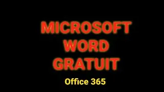Miniature : Comment Obtenir Microsoft Word Gratuitement