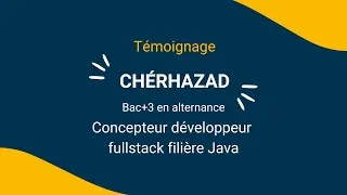 Miniature : Interview Chérhazad - formation Concepteur développeur full stack