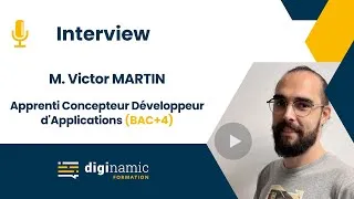 Miniature : Témoignage Victor - Apprenant Concepteur Développeur d'Applications Fullstack (Bac+4)  - DIGINAMIC