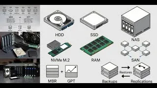 Miniature : HDD, SSD, NVMe, RAM, NAS… c’est quoi en vrai ?