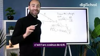 Miniature : Calculer la mesure d'un angle à l'aide de la trigonométrie - Maths