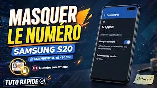 Miniature : Samsung S20 : comment masquer votre numéro en 6 étapes (tutoriel rapide)