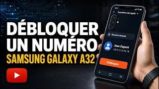 Miniature : Samsung Galaxy A32 : Comment débloquer un numéro en 30 secondes  (Tuto simple)