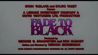 Miniature : Fondu au noir (Fade to Black - 1980) - Bande annonce HD VOST