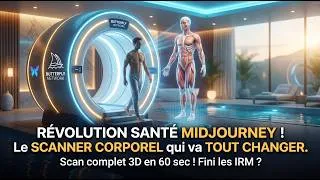 Miniature : Fini les radiations? - Midjourney révolutionne la santé: Un scanner 3D en 60s!