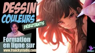 Miniature : Dessiner et mettre en couleur un personnage - digital painting - débutant et plus