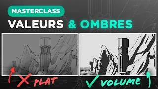 Miniature : Éviter les images plates en digital painting - Valeurs & Ombres | Art Summer Camp #1