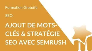 Miniature : Ajout de Mots-Clés pour les IA avec SEMrush en 2025 🚀