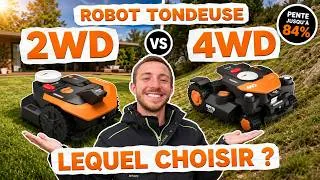 Miniature : WORX Vision Cloud 2WD vs 4WD : test complet des robot tondeuses sans fil