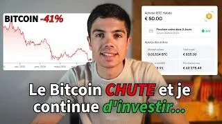 Miniature : Bitcoin à -41% : mon bilan honnête et l'actu qui va tout changer