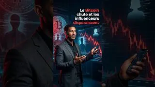 Miniature : Le Bitcoin chute et les influenceurs disparaissent