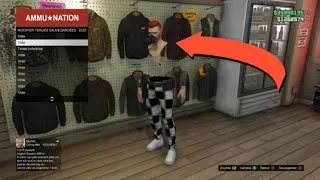 Miniature : AVOIR LE TORSE INVISIBLE + BRAS INVISIBLES ET PANTALON DAMIER GTA V ONLINE 1.50 {PS4/XBOX/PC} FACILE