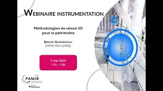 Miniature : Webinaire instrumentation "Méthodologies de relevé 3D pour le patrimoine"