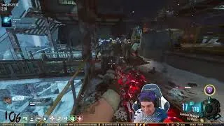 Miniature : WORLD RECORD DER EISENDRACHE FIRST ROOM GUM ROUND 116 SOLO part 4 GAME OVER