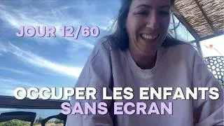 Miniature : Jour 12/60 – Occuper ses enfants sans écran + mes lectures de l'été ☀️📚
