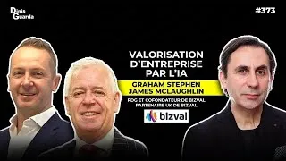 Miniature : Graham Stephen – PDG et cofondateur de bizval + James McLaughlin – associé UK de bizval
