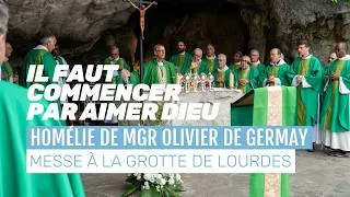 Miniature : Homélie de Mgr Olivier de Germay à Lourdes - Messe à la grotte 2026