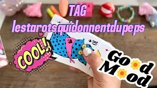 Miniature : TAG de la JOIE  #lestarotsquidonnentdupeps 🤪✨🌈😁du fun & un bon moment🤞🏻@subtilsens #deckcollection 