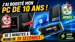 Miniature : J'ai mis à niveau mon PC de 10 ans avec un SSD NVMe,  De 2 minutes de démarrage à 20 secondes